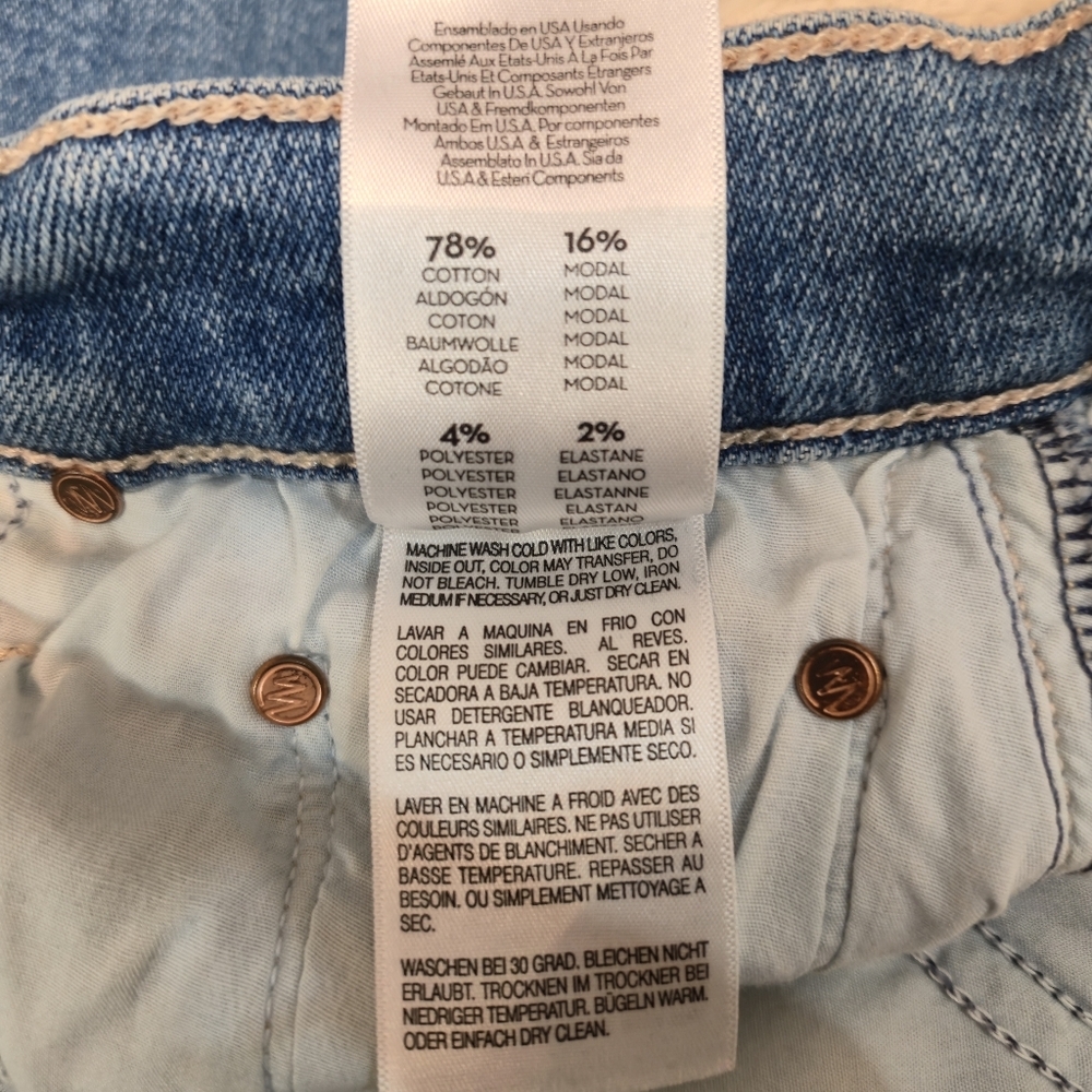 Mother The Weekender Fray Cropped Jeans Size 27 - Picture 11 of 13